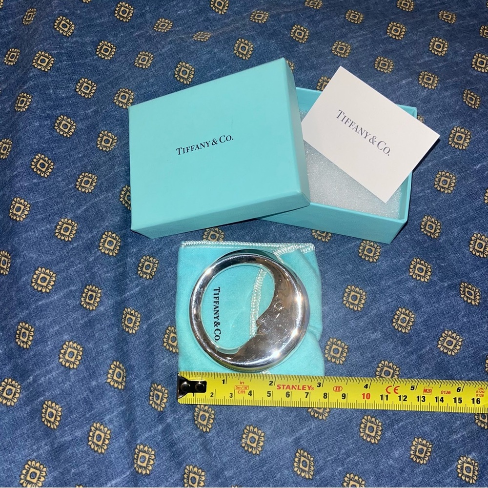 Tiffany & Co. NWT sterling silver Man on the Moon baby rattle .925 Silver. - Picture 2 of 8